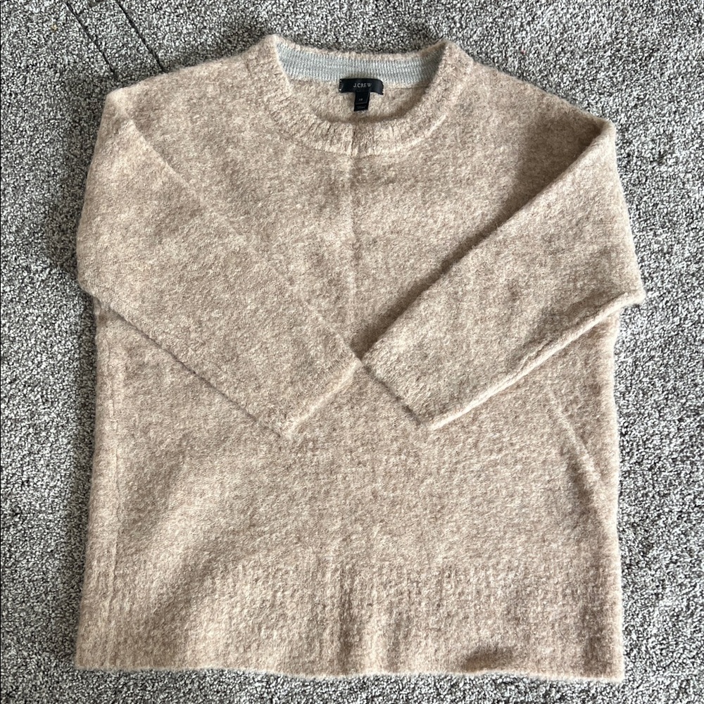 J. Crew Light Tan Knit Sweater NWOT